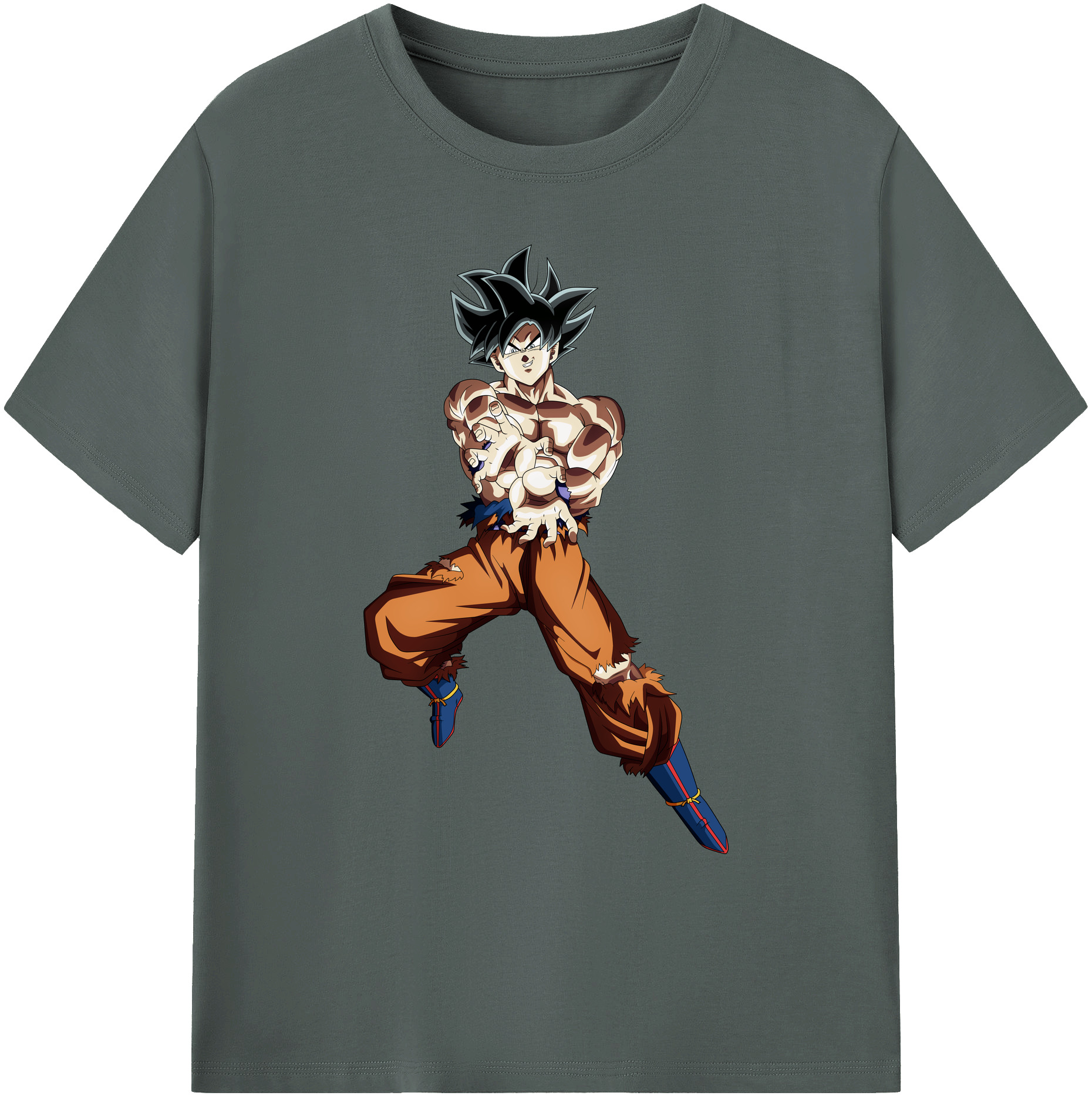 （画像用） ドラゴンボール 孫悟空（そん ごくう）Son Goku カカロット DRAGON BALL Kakarotto 綿100％ メンズ半袖Tシャツ｜肌触りやわらか＆通気性